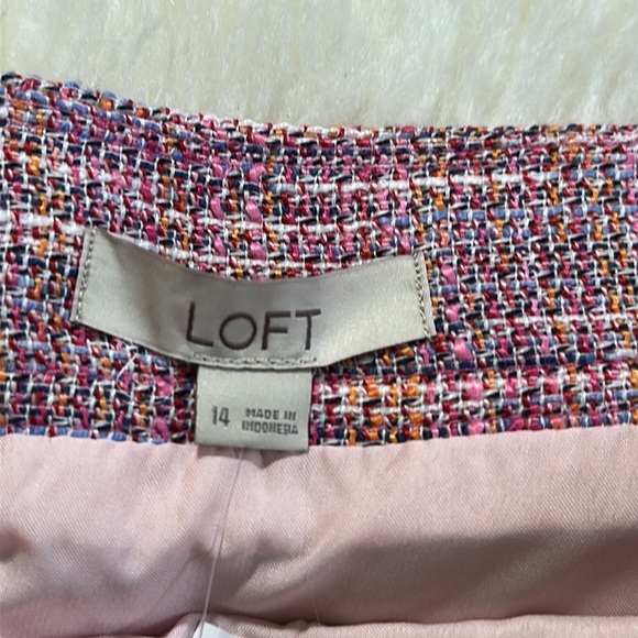 NEW Loft Tweed Shift Skirt Size 14 - Picture 3 of 9